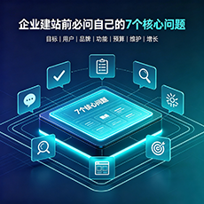 普陀区建站-企业建站前必问的7个核心问题 - 网站建设规划指南
