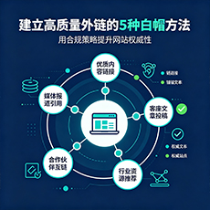 普陀区建站-建立高质量外链的5种白帽方法